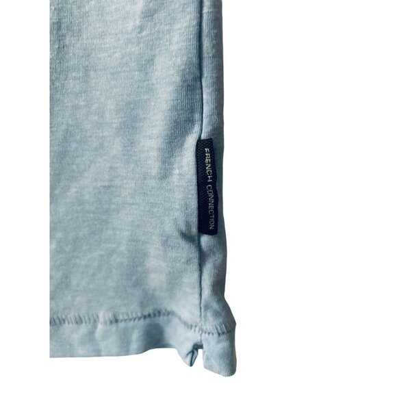 Women's Small French Connection Pale Blue Cotton t-shirt - Picture 7 of 7